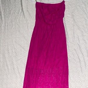 Size Small Lilly Pulitzer maxi dress w/ slit! Only warn once, perfect condition